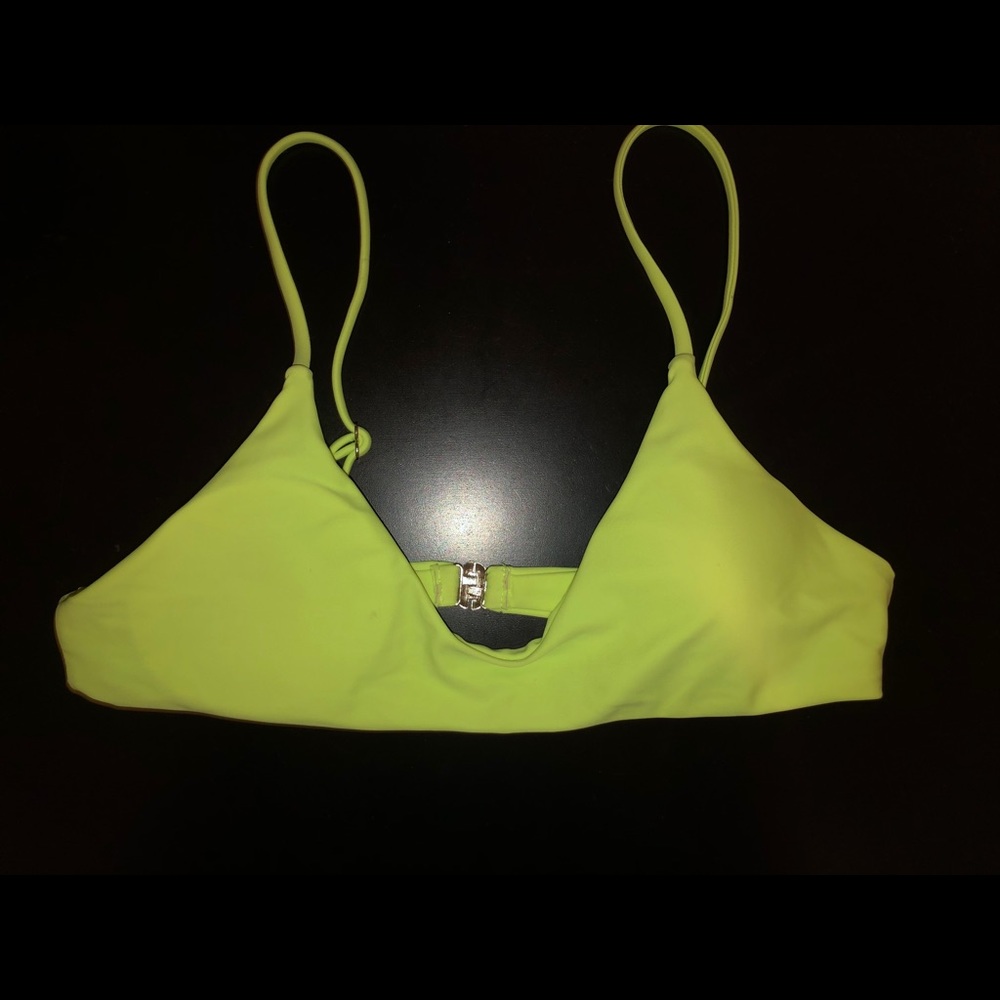Neon green bathingsuit